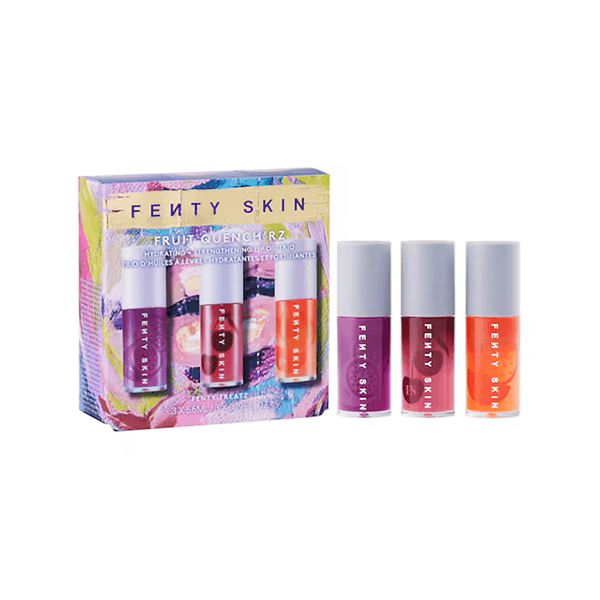 FENTY SKIN Fruit Quench’rz Trio d’huiles à lèvres hydratantes et fortifiantes