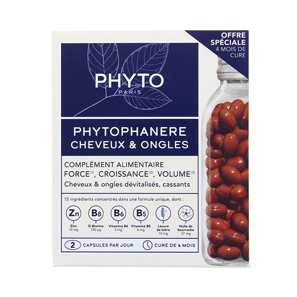 PHYTO Duo Complément alimentaire capsules cheveux & ongles